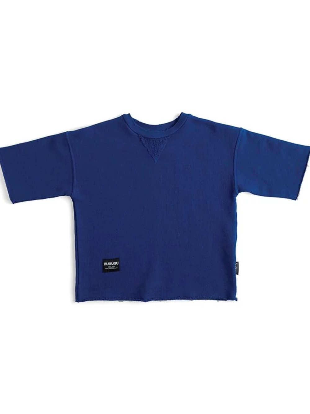 Nununu Kids Blue Short Sleeve Sweatshirt Size 6